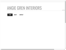 Tablet Screenshot of angiegreninteriors.com